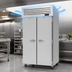 Thumbnail image #3 for Turbo Air PRO Series Two-Section Reach-In Refrigerator, 47.73 Cu. Ft., Top-Mount Self-Contained, Solid Doors