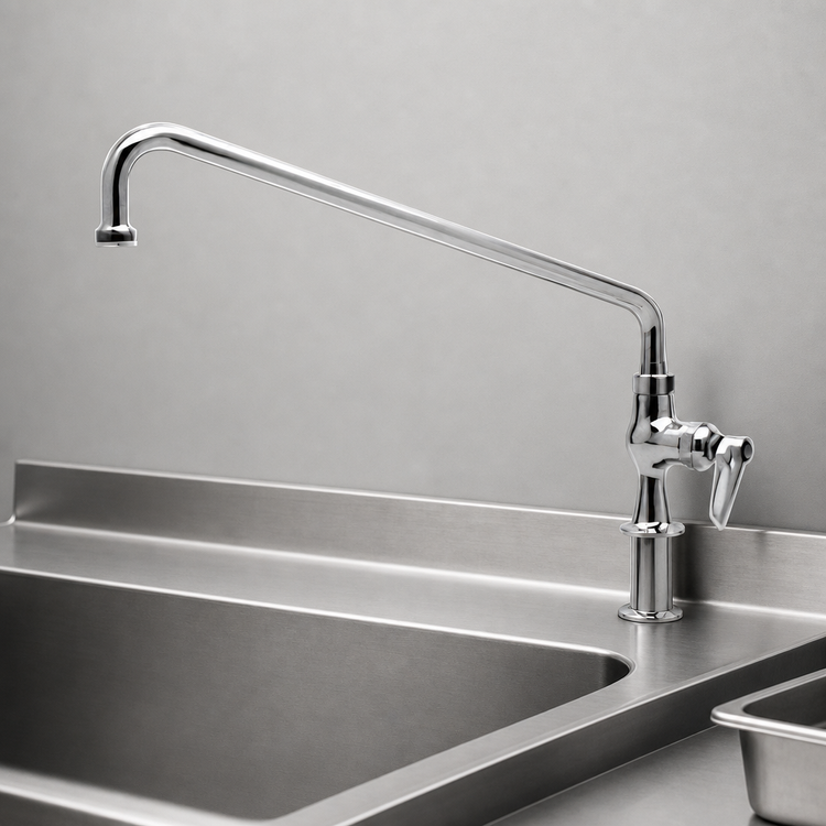 Product image #3 for Single Pantry Faucet with 6-Inch Swing Nozzle and Lever Handle