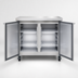 Thumbnail image #3 for Continental Refrigerator 36-Inch Two-Section Worktop Freezer with Stainless Steel Flat Top and Rear-Mounted Self-Contained Refrigeration