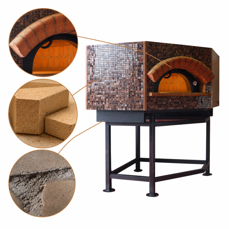 Product image #3 for Univex Stone Hearth Pentagonal Gas Pizza Dome Oven, 5 x 12-Inch Pizza Capacity