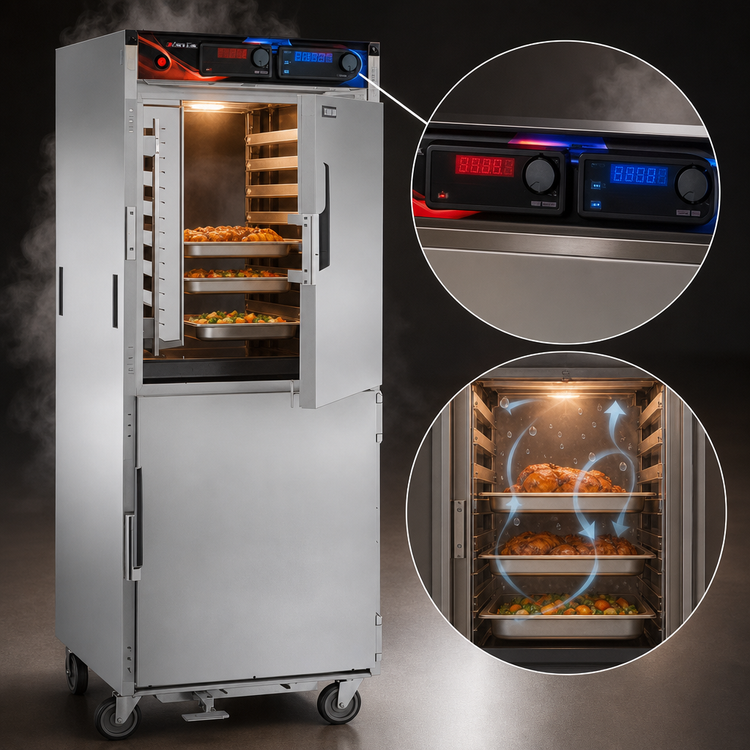 Product image #3 for Cres Cor Insulated Pass-Thru AquaTemp Hot Holding Cabinet for 18 x 26 Pans