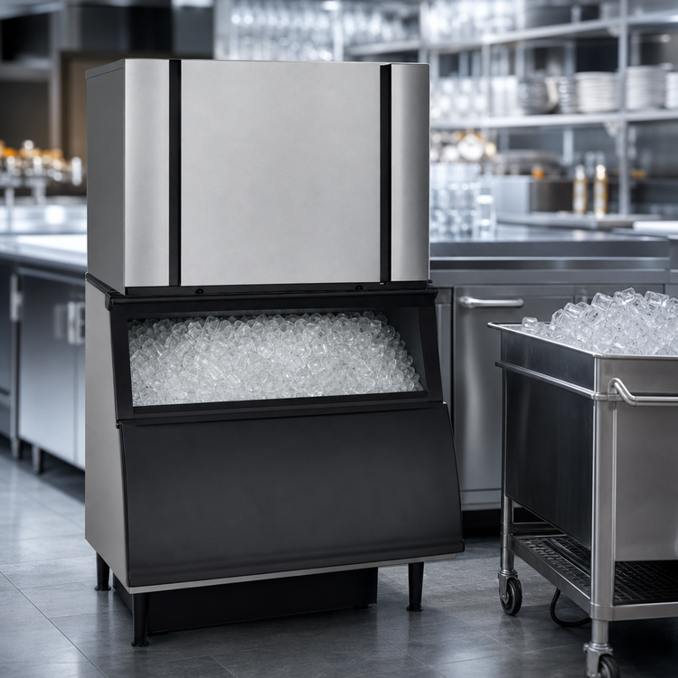 Product image #4 for Ice-O-Matic Elevation Series 48-Inch Air-Cooled Modular Full Cube Ice Maker