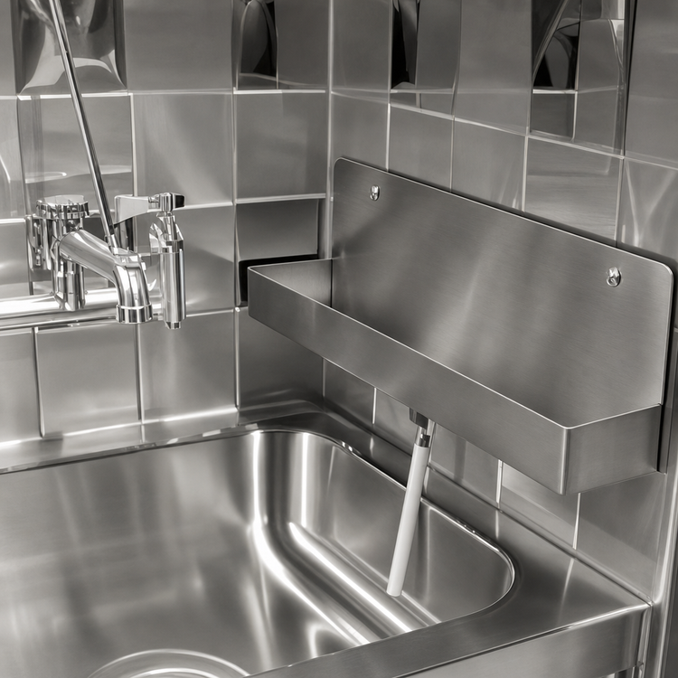 Product image #3 for Advance Tabco Stainless Steel Mop Drainage Tray