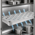 Thumbnail image #4 for Eagle Quik-Set Louvered Solid Shelf, 60 Inch x 24 Inch, 14/304 Stainless Steel