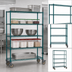 Thumbnail image #3 for Super Erecta 5-Tier Wire Stem Caster Cart, 48 x 18 x 68 Inches