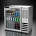 Thumbnail image #3 for Beverage Air BB36HC-G-S One-Section Glass Door Back Bar Refrigerator, 36-Inch Wide, Side-Mounted Self-Contained