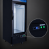 Thumbnail image #3 for Serv-Ware GR12B-HC 1-Door 12 Cu. Ft. Black Glass Door Merchandiser Refrigerator