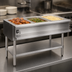 Thumbnail image #3 for Eagle Group 48-Inch Natural Gas Water Bath Hot Food Table, Open Base, 3 Wells