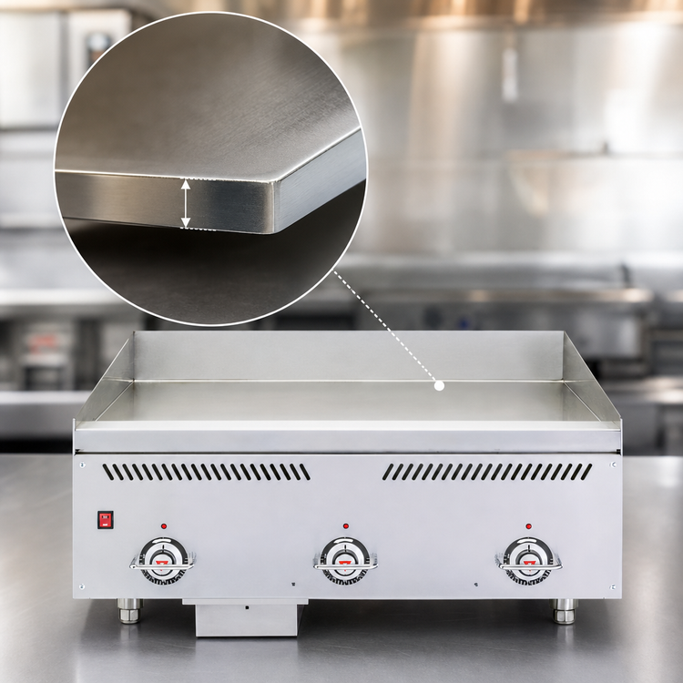 Product image #4 for Vulcan 60-Inch Countertop Gas Heavy Duty Griddle with 1-Inch Chrome Plate and Infrared Burners
