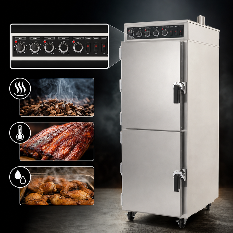 Product image #3 for NU-VU SMOKE13 Full-Size Electric Smoker Oven, 13 Full-Size Sheet Pan Capacity