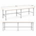 Thumbnail image #3 for John Boos Stainless Steel Baker's Table Frame for 144 in. W x 30 in. D Top
