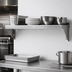 Thumbnail image #3 for Advance Tabco Special Value Series 36-Inch Wall-Mounted Stainless Steel Shelf with Tab-Lock Design