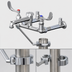 Thumbnail image #3 for T&S Brass B-0664-03 Wall-Mounted Service Sink / Mop Sink Faucet with 15-Inch Rigid Spout and Vacuum Breaker