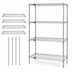 Thumbnail image #3 for Quantum Chrome-Plated Wire Shelving Starter Kit, 54