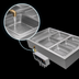 Thumbnail image #3 for Hatco HWBLI-5DA Drop-In Modular/Ganged Heated Well with Auto-Fill, Drain, and 5 Full-Size Pan Capacity