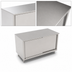 Thumbnail image #3 for John Boos 72-Inch x 24-Inch Enclosed Work Table with Sliding Doors, 14-Gauge Stainless Steel Top