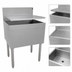 Thumbnail image #3 for Glastender Freestanding Underbar Drainboard, 24 Inch x 19 Inch, Stainless Steel