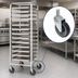 Thumbnail image #3 for Winco ALRC-5H 5-Inch Heavyweight Stem Caster (Without Brake) — Compatible with ALRK-30BK 30-Tier Sheet Pan Racks