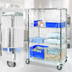 Thumbnail image #3 for Quantum Clear Vinyl Wire Cart Cover for 18 x 72 x 63 Inch Carts with Zipper Flap