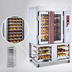Thumbnail image #3 for Mini Rotating Rack Gas Bakery Oven with Stand, 8-Pan Capacity