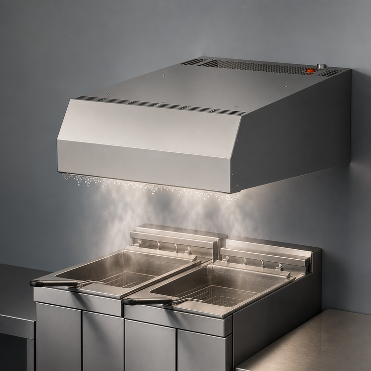 Product image #3 for Vulcan Vapor Condensing Hood for Double Mini Jet, Ventless Approved