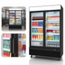 Thumbnail image #3 for Two-Section Glass Door Merchandiser Refrigerator, 45 Cu. Ft., Black