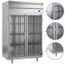 Thumbnail image #3 for Beverage-Air P Series Two-Section Top-Mount Glass Door Reach-In Freezer, 44.57 Cu. Ft.