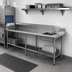 Thumbnail image #3 for Eagle Group BlendPort Straight Soiled Dishtable with Sink, Left-to-Right, 96-Inch, 16/300 Stainless Steel Top