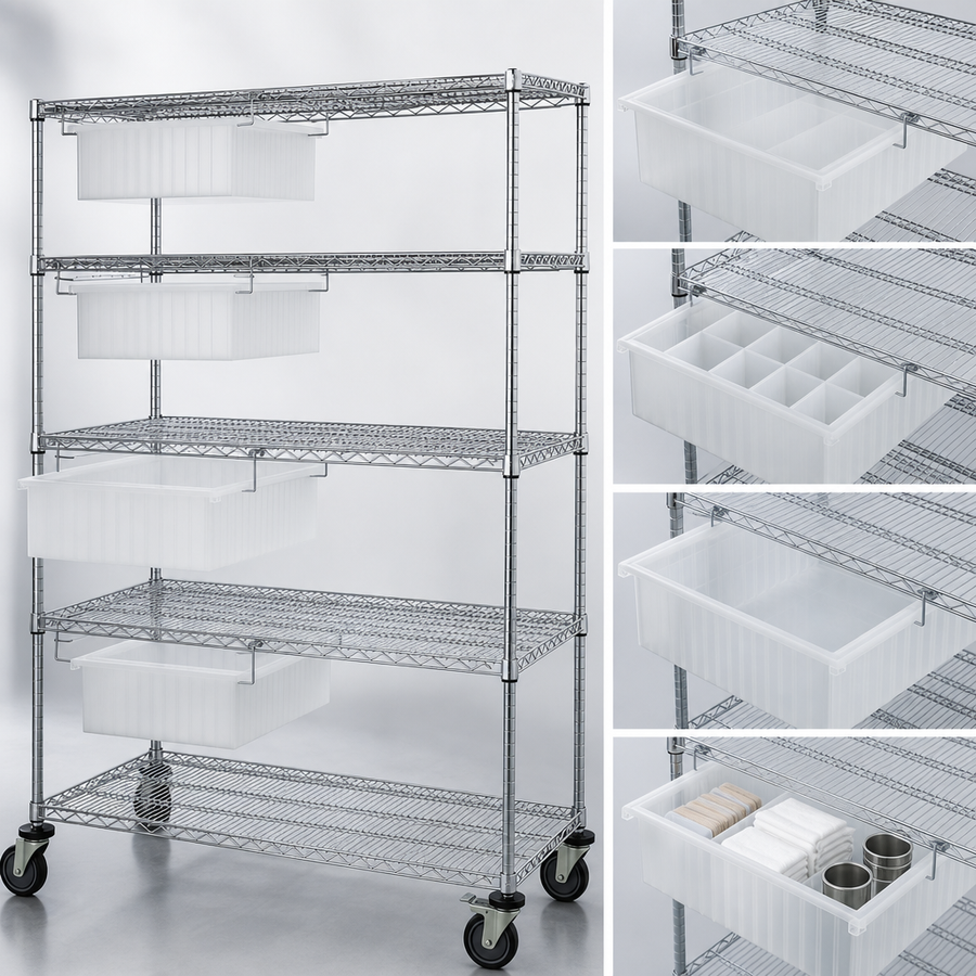 Four Modular Drawers