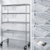 Thumbnail image #3 for Quantum 60-Inch W x 24-Inch D x 69-Inch H Bin Cart System with 4 Modular Drawers and Dividable Grid Clear Container