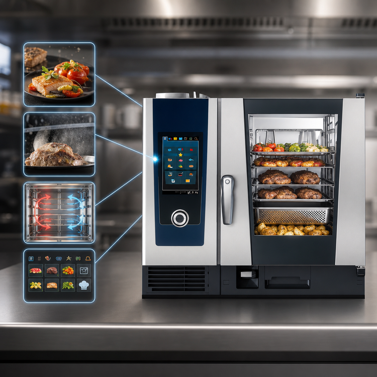 Product image #3 for RATIONAL iCombi Pro 6-Half Size Electric Countertop Combi Oven, 208/240V, 1-Phase