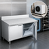 Thumbnail image #3 for La Rosa Refrigeration 72-Inch Three-Section Reach-In Work Top Freezer Base