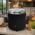 Thumbnail image #3 for Omcan 11 Qt Countertop Electric Retro Soup Warmer/Rethermalizer - Black