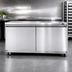 Thumbnail image #3 for Maxx Cold V-Series 60-Inch Two-Section Undercounter Freezer with Solid Doors, 18.5 Cu. Ft., Stainless Steel