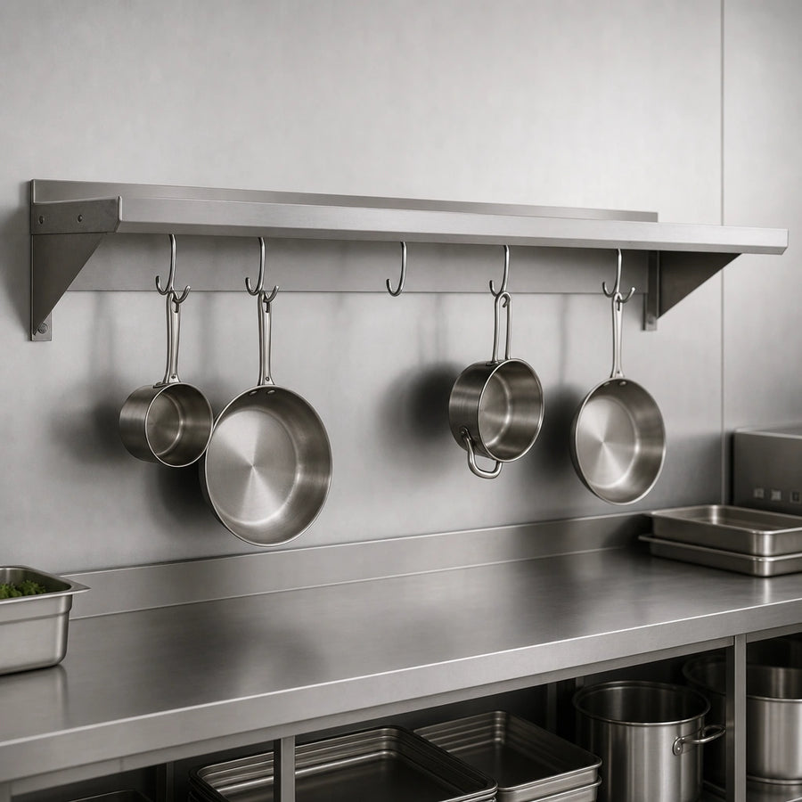 Integrated Pot Rack