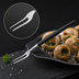 Thumbnail image #3 for American Metalcraft 7-Inch Stainless Steel Snail Fork with Black Plastic Handle