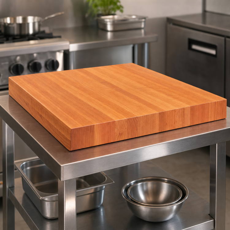 Product image #3 for Boos Block American Cherry Edge-Grain Kitchen Countertop, 48 x 36 x 3 Inches, Varnique Finish