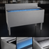 Thumbnail image #3 for Glastender Extra Deep Underbar Ice Bin with 10-Circuit Cold Plate, 48 Inch Wide, 185 lb. Capacity