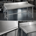 Thumbnail image #3 for Spec-Master Marine Series Stainless Steel Work Table with 4-1/2-Inch Backsplash, 120 x 30 Inches