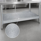 Thumbnail image #3 for BK Resources VTS-6030 Galvanized Steel Undershelf for 60" W x 30" D Work Table
