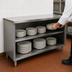 Thumbnail image #3 for Eagle Spec-Master Open Front Plate Cabinet, 96W x 18D, Stainless Steel Top