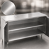 Thumbnail image #3 for Spec-Master Series Stainless Steel Plate Cabinet with Hinged Doors, 72 Inch W x 15 Inch D