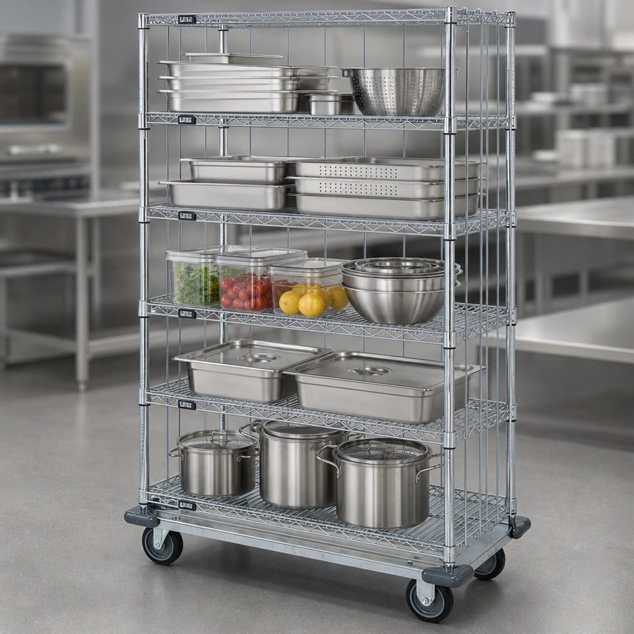 Five Wire Shelves