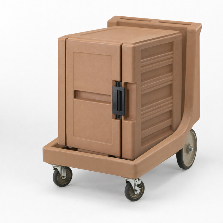 Product image #4 for Cambro Camdolly® Open-Frame Dolly for Tray and Sheet Pan Camcarrier, With Handle, 350 lb Capacity, Coffee Beige