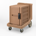Thumbnail image #4 for Cambro Camdolly® Open-Frame Dolly for Tray and Sheet Pan Camcarrier, With Handle, 350 lb Capacity, Coffee Beige