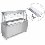 Thumbnail image #4 for Serv-Ware CBK-4 Stainless Steel Carving Station Cutting Board Kit with Removable Board, Fits EST4-1 and EST4-2