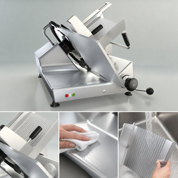 Product image #3 for Bizerba GSP Hi 150-SLI Manual Heavy-Duty Illuminated Safety Slicer, 13-Inch Blade, 120V