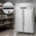 Thumbnail image #3 for Victory UltraSpec Series Extra-Wide Two-Section Reach-In Heated Holding Cabinet, 52 Cu. Ft., Stainless Steel