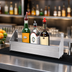Thumbnail image #3 for Advance Tabco Special Value Underbar Basics 30-Inch Single-Tier Stainless Steel Speed Rail, 7-8 Bottle Capacity