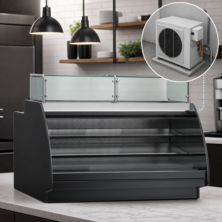 Product image #3 for Structural Concepts Fusion 51-Inch Countertop Preparation/Self-Service Refrigerated Display Case with Rear Storage